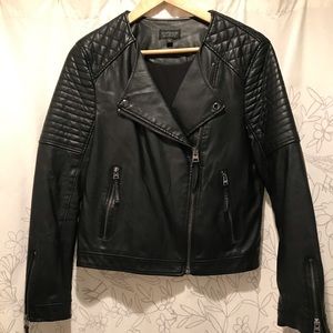 TopShop Moto Faux Leather Jacket